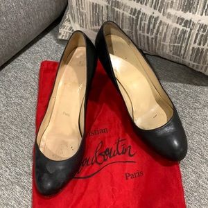 Christian Louboutin black 8.5 heels